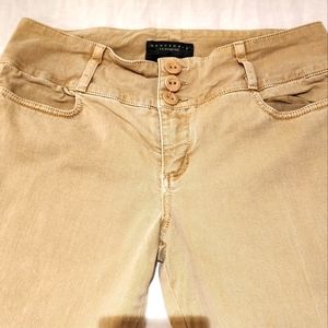 SANCTUARY CLOTHING DENIM KHAKI FLARE PANTS